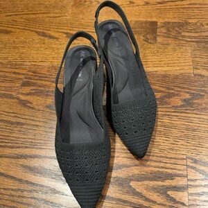 Anne Klein Black Women's Slingback Shoes size 10